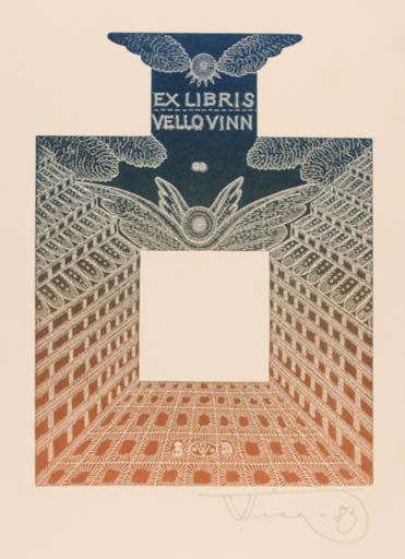 Exlibris by Vello Vinn from Estonia for Vello Vinn - 